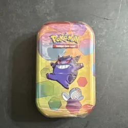 Pokemon TCG Scarlet and Violet 151 Mini Tin Gengar & Poliwag - Image 1