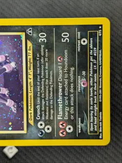 Houndoom 4/75 - Neo Discovery Unlimited Holo Rare Pokemon TCG NM Swirl - Image 5