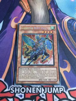 Gladiator Beast Equeste UNLIM Secret Rare LCGX-EN251 Yu-Gi-Oh! - Image 1