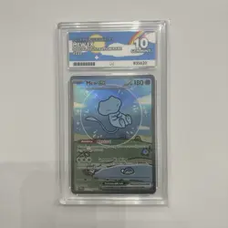 PERFECT 10 ACE 10 Bubble Mew EX SIR Paldean Fates 232/091 Ace Label Graded Card - Image 1