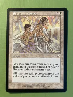 MTG - Reverent Mantra - Mercadian Masques - NM/LP - Image 1