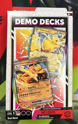 Pokemon TCG Demo Decks (Play Lab 2026) Pikachu/Charizard SEALED - Image 1