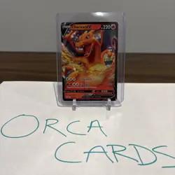 2020 Pokemon Sword & Shield Darkness Ablaze Charizard V #019/189 - Image 1