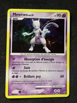 MEWTWO HOLO - POKEMON 9/100 D&P AUBE MAJESTUEUSE EXCELLENT ETAT FR - Image 1