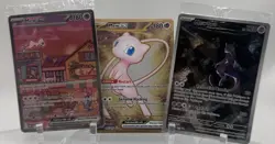Pokemon 151 UPC Promo Set,:BOX FRESH Metal Mew 205, Sealed Mew 053 & Mewtwo 052 - Image 3