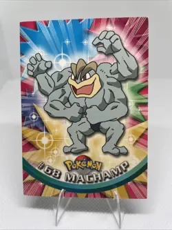 Topps Pokemon Machamp 68 TV Animation Edition Non Holo Pokemon - Image 1