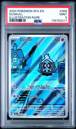 2024 Pokemon Duskull 68 SFA EN Illustration Rare PSA 9 Mint 🔥 - Image 1