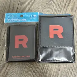 Pokemon Team Rocket Deck Box And Sleeves Japanese Pokemon Center Set - Image 1