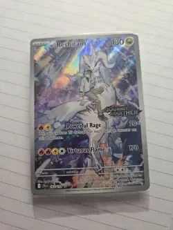2025 Pokemon TCG S&V Journey Together #167 N's Reshiram STAMP IR Promo Stamp - Image 3