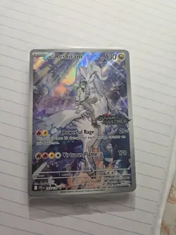 2025 Pokemon TCG S&V Journey Together #167 N's Reshiram STAMP IR Promo Stamp - Image 4