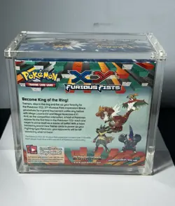 2014 Pokemon XY Furious Fists Empty Booster Box w/Display Case - Image 2