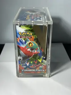 2014 Pokemon XY Furious Fists Empty Booster Box w/Display Case - Image 4
