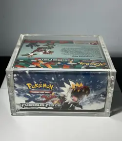 2014 Pokemon XY Furious Fists Empty Booster Box w/Display Case - Image 5