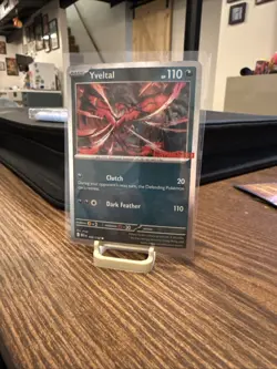 Pokemon Cosmos Holo Yveltal 088/132 GameStop Stamped Mega Evolution Promo - Image 1