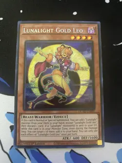 Yugioh Lunalight Gold Leo Secret Rare Effect Duelist's Advance NM - Image 1