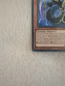 1st ed Doomking Balerdroch ultra rare GFP2-EN113 Yugioh LP - Image 4