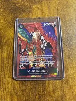 One Piece CCG St. Marcus Mars Alternate Art OP13-091 Carrying On His Will (Foil) - Image 1