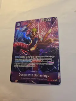 Donquixote Doflamingo Alt Art OP10-071 SR Royal Blood English One Piece Card - Image 4