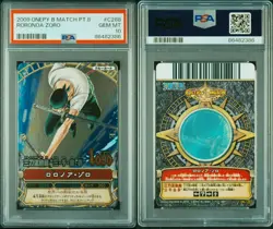 PSA10 2009 One Piece Data Carddass Onepy Berry Match IC Part 8 Roronoa Zoro - Image 3
