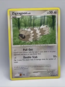 Zigzagoon 96/106 Diamond & Pearl Great Encounters Pokemon Card - Image 1