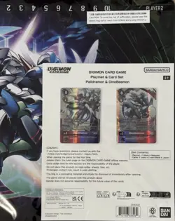 Bandai Card Fest 25-26 Digimon Playmat & Card Set Paildramon & Dinobeemon - Image 2