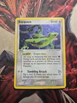 Rayquaza 22/107 Cosmos Holo Theme Deck Exclusive Promo EX Deoxys Pokemon Card HP - Image 1