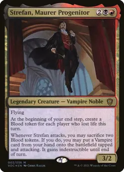 🧙Strefan, Maurer Progenitor M 002/038 VOC VOW FOIL Innistrad Crimson Vow MTG - Image 1