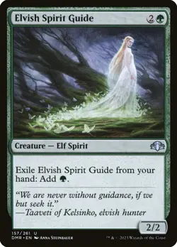 🧙Elvish Spirit Guide U 157/261 Foil DMR Dominaria Remastered MTG - Image 1