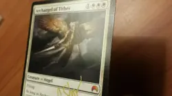 Archangel of Tithes mtg magic origins white mythic rare cynthia sheppard SIGNED - Image 3