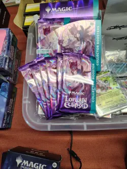 Magic The Gathering Lorwyn Eclipsed Collector Booster Lot Sealed 6 Packs NEW - Image 1