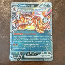 Pokemon TCG Charizard EX 196 Sv: Scarlet & Violet Promo Holo 330HP English - Image 1