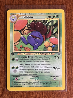 [NM] 2000 Pokemon Neo Genesis Gloom 1st Edition #36/111 Uncommon - Image 1