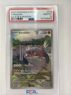 Koraidon SVP #014 Black Star Promo 2023 Pokemon Scarlet & Violet ETB PSA 10 GEM - Image 1