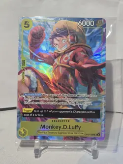 Monkey.D.Luffy (Illustration Box Vol.3) OP07-109 One Piece Promo Foil Sealed - Image 1