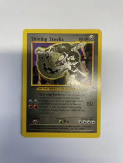 Shining Steelix - 112/105 - Pokemon Neo Destiny Unlimited Holo Rare Card WOTC - Image 1