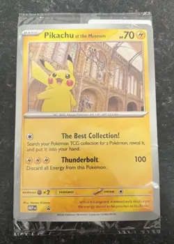 Brand New Sealed - Pokemon TCG Pikachu At The Museum Promo Card - Image 1