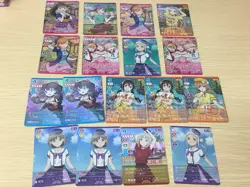 lovelive Love Live Series official card game FOIL rare R HOLO lot 140 bulk cards - Image 2