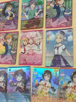 lovelive Love Live Series official card game FOIL rare R HOLO lot 140 bulk cards - Image 4