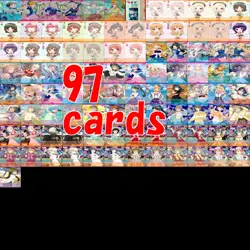 lovelive Love Live Series official card game RARE R HOLO lot 97 bulk cards - Image 4