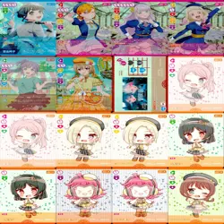 lovelive Love Live Series official card game RARE R HOLO lot 97 bulk cards - Image 5