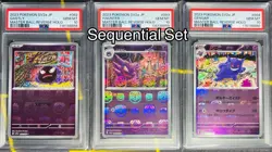 PSA 10 Gengar Gastly Haunter Master Ball Sequential set Pokemon card Japanese - Image 1
