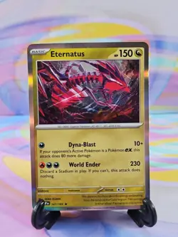Pokemon TCG Surging Sparks Card | Eternatus Holo 141/191 Rare - Image 1