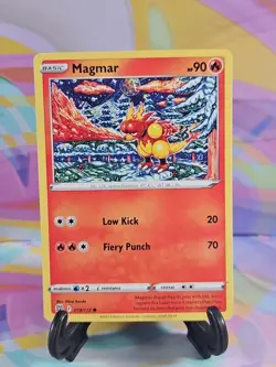 Pokemon TCG Brilliant Stars Card | Magmar 019/172 Common - Image 1