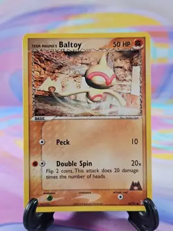 Pokemon TCG Team Magma vs. Team Aqua Card | Team Magma's Baltoy 60/95 Common - Image 1