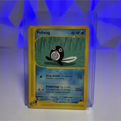 Pokemon Poliwag Expedition Base Set Common 87/144 Regular English TCG Card - Image 1