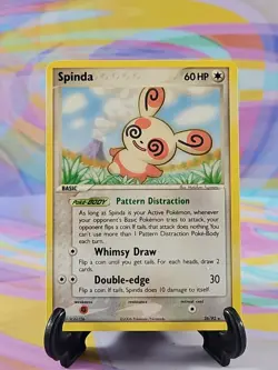 Pokemon TCG EX Legend Maker Card | Spinda 26/92 Rare - Image 1