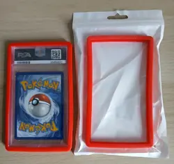 2x Silicone Graded Card Slab Protector Case For PSA Trading Cards. Card Not Inc. - Image 2