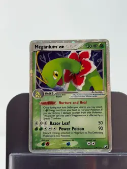 Pokemon Card Meganium ex 106/115 Unseen Forces Holo Vintage Rare HP/DMG 2005 - Image 1