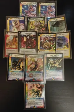 Duel Masters TCG - Bombazar, Dragon of Destiny - 9/110 + Lot of RARE cards - Image 5