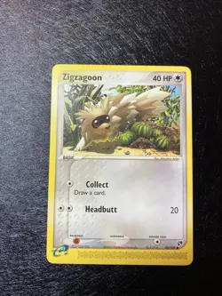 85/100 | Zigzagoon | EX Sandstorm | Pokemon Card | Excellent - Image 1